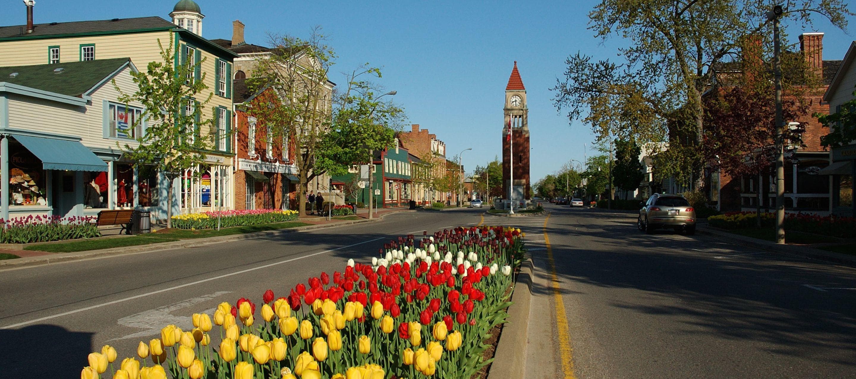 Historic main street in Niagara-on-the-Lake