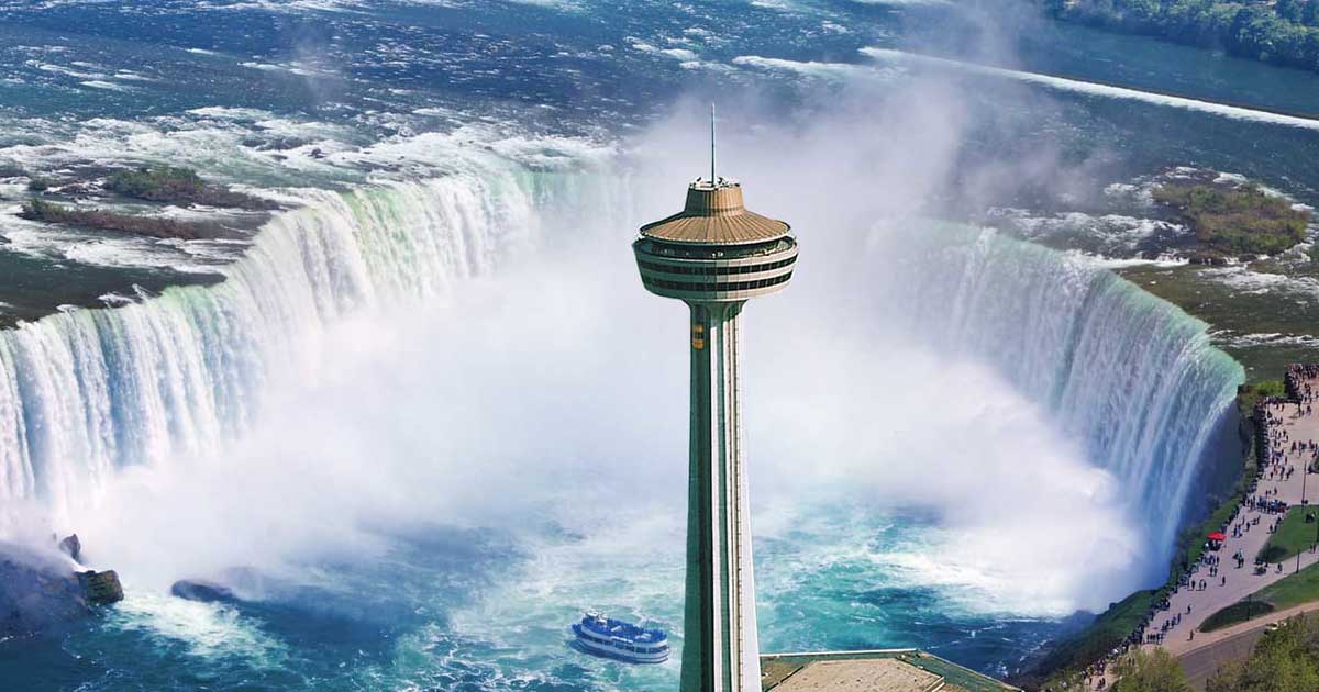 Skylon Tower overlooking Niagara Falls